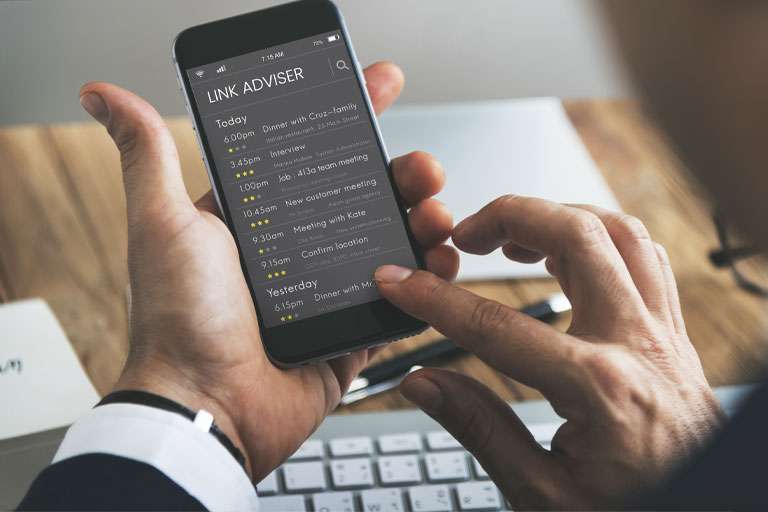 Link Advisor appointment